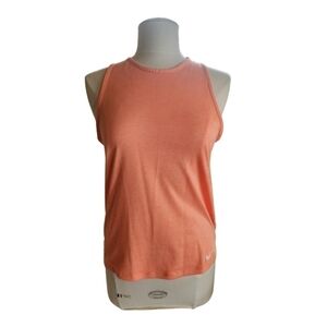 💚 Nike Dri Fit Orange Athletic Crew Neck Tank
